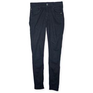 AGOLDE Colette High-Rise Skinny Denim Jeans Black Women's Size 24